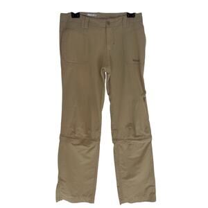 Marmot Women's Convertible Pants Tan Size 8 Zips To Capris Cargo Outdoor‎ Hiking